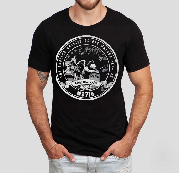 Los Angeles Sheriff Deputy Marcos Pena Jr Shirt 4 Los Angeles Sheriff Deputy Marcos Pena Jr Tshirt