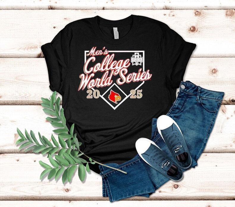 Louisville Cardinals 2025 Ncaa Baseball World Series Bullpen Ace Shirt 4 Louisville Cardinals Ncaa Baseball World Series Bullpen Ace Tshirt