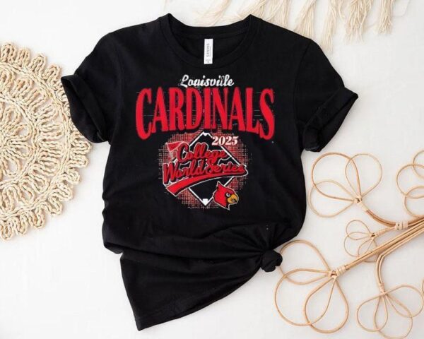 Louisville Cardinals Baseball 2025 College World Series Shirt