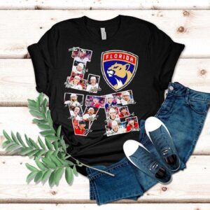 Love Florida Panthers Signatures Shirt