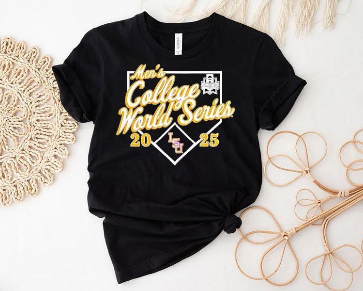 Lsu Tigers 2025 Ncaa Baseball World Series Bullpen Ace Shirt 4 Lsu Tigers Ncaa Baseball World Series Bullpen Ace Tshirt
