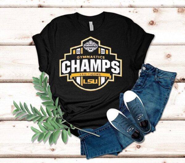 Lsu Tigers 2025 Sec Women’s Gymnastics Champions Shirt