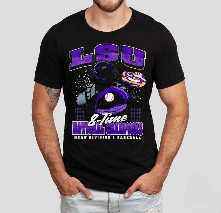 Lsu Tigers 8-time National Champions Ncaa Division I Baseball Shirt 4 Lsu Tigers Time National Champions Ncaa Division I Baseball Tshirt