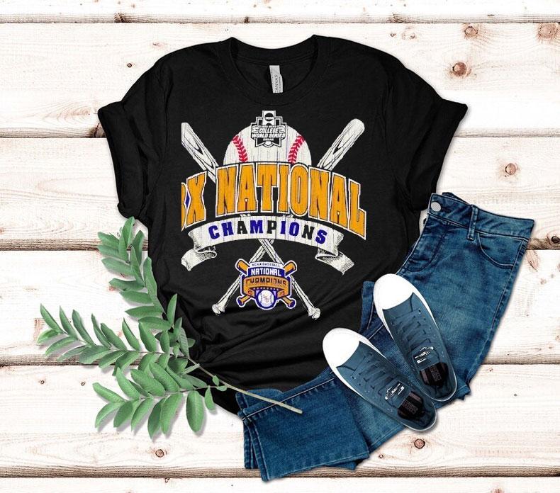 Lsu Tigers Eight-time Ncaa Baseball Men's College World Series Champions Shirt 4 Lsu Tigers Eight Time Ncaa Baseball Men S College World Series Champions Tshirt