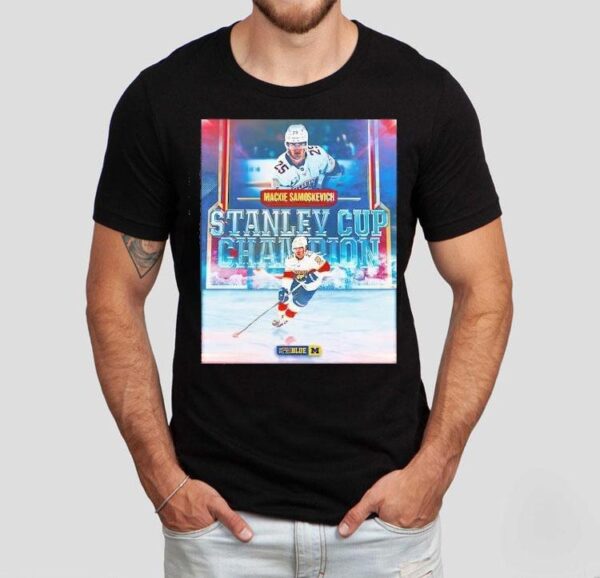 Mackie Samoskevich Florida Panthers Hockey Stanley Cup Champions 2025 Shirt