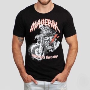 Maverik Adventure’s First Stop Rebel Rider Motor Skeleton Shirt