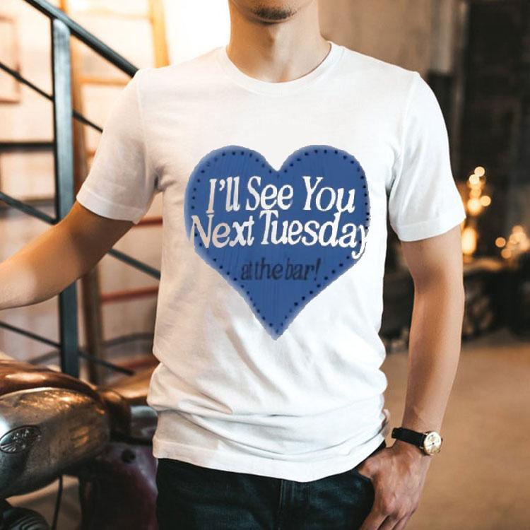 Megan Moroney I'll See You Next Tuesday At The Bar Heart Shirt 2 Megan Moroney I Ll See You Next Tuesday At The Bar Hear Tshirt