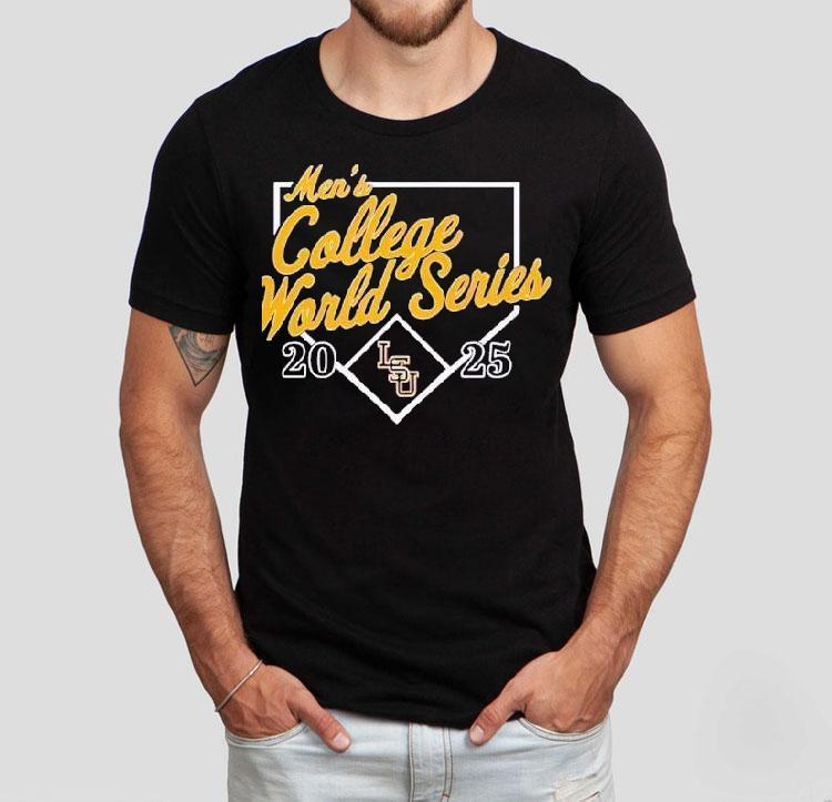 Men's College World Series Lsu Tigers 2025 Shirt 4 Men S College World Series Lsu Tigers Tshirt