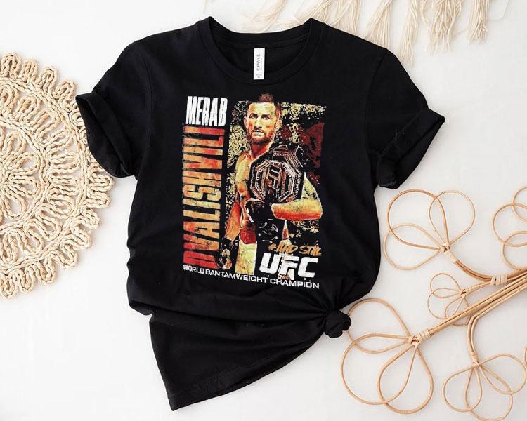Merab Dvalishvili Ufc 316 #andstill World Men's Bantamweight Champion Shirt 4 Merab Dvalishvili Ufc Andstill World Men S Bantamweight Champion Tshirt