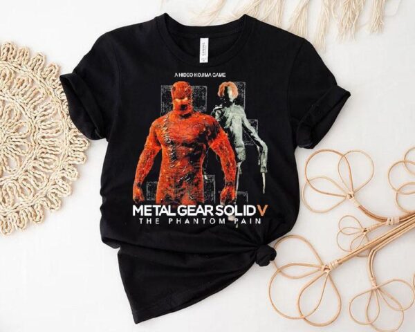 Metal Gear Solid V The Phantom Pain A Hideo Kojima Game Man On Fire Shirt
