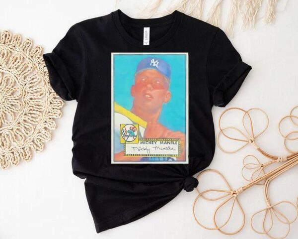 Mickey Mantle New York Yankees Photo Vintage Shirt