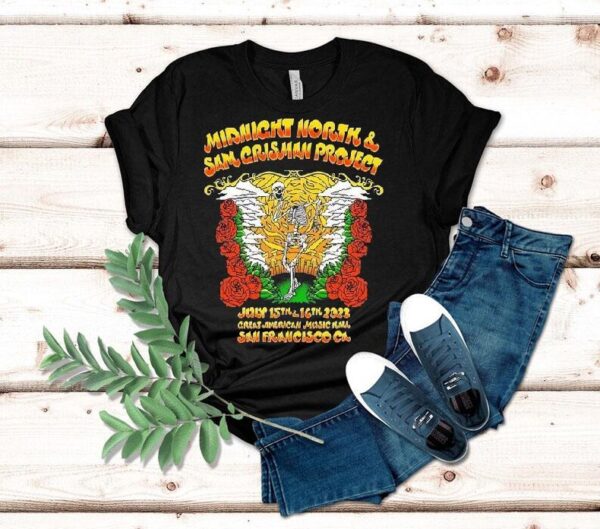 Midnight North And Sam Grisman Project July 15th 16th 2023 Great American Music Hall San Francisco Ca Shirt