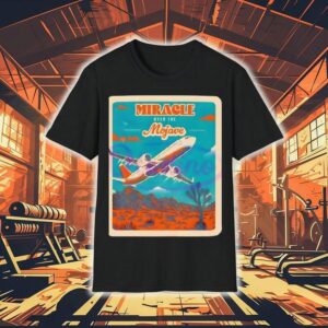 Miracle Over The Mojave Retro Desert Airplane Travel Souvenir Shirt