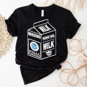 Missing Drinkin Bros Milk Where Is Fema Tshirt