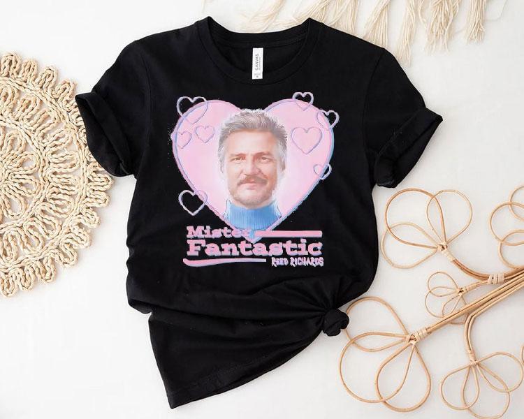 Mister Fantastic Reed Richards The Fantastic Four Heart Shirt 4 Mister Fantastic Reed Richards The Fantastic Four Hear Tshirt
