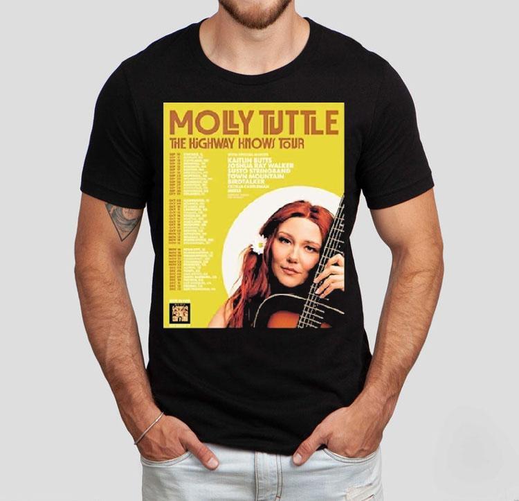 Molly Tuttle The Highway Knows Tour 2025 Dates Shirt 4 Molly Tuttle The Highway Knows Tour Dates Tshirt