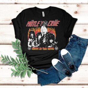 Motley Crue Shout At The Devil Flames Shirt