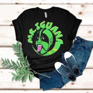 Mr Iguana Aaa Wwe Logo Shirt