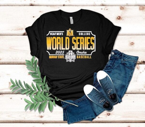 Murray State Racers Mcws 2025 College World Series Baseball Shirt