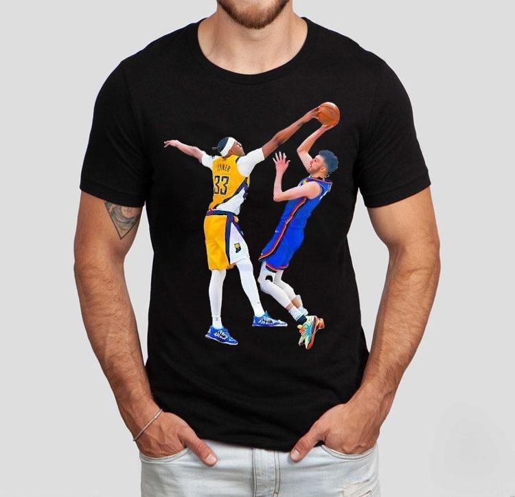 Myles Turner Block Shot Basketball Vintage Style Shirt 4 Myles Turner Block Shot Basketball Vintage Style Tshirt