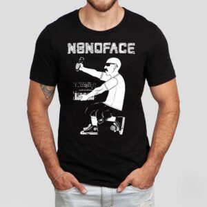 N8noface Az-tech Synth Black Shirt