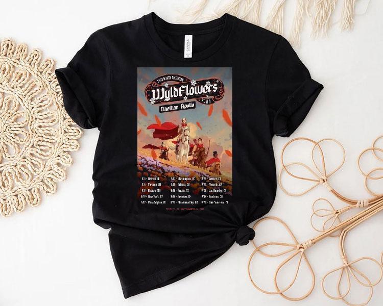 Naethan Apollo Wyldflowers 2025 Tour Dates Shirt 4 Naethan Apollo Wyldflowers Tour Dates Tshirt