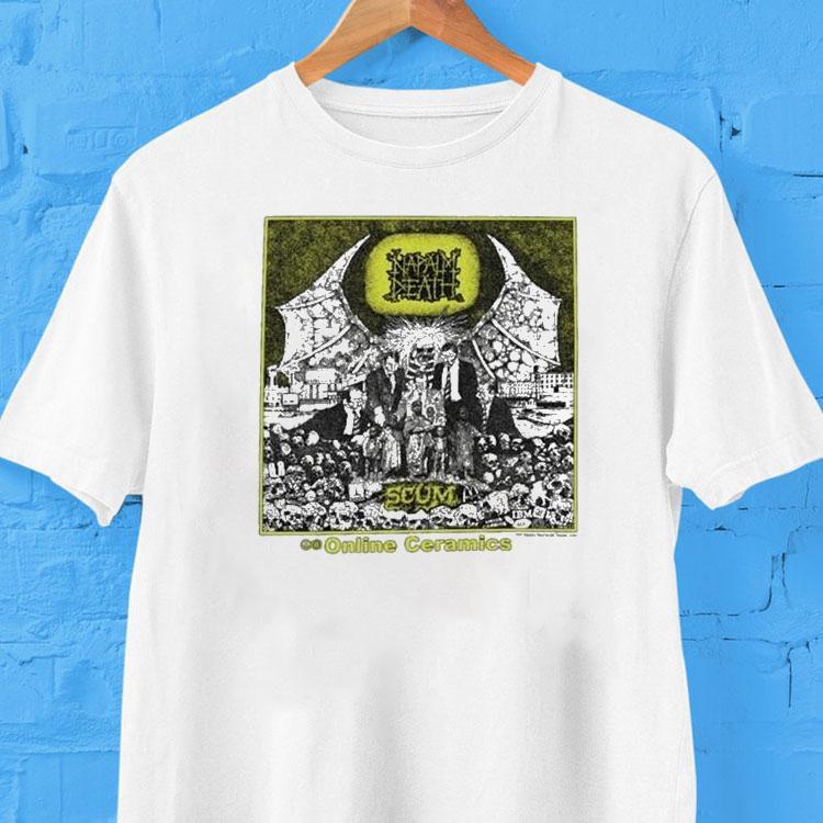 Napalm Death Scum Online Ceramics Shirt 2 Napalm Death Scum Online Ceramics Tshirt