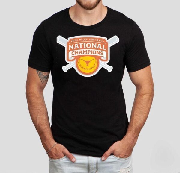 Ncaa Softball National Champions Texas Longhorns 2025 Logo Shirt