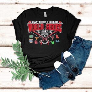 Ncaa Women’s College World Series 2025 Wcws 8-team Logos Shirt