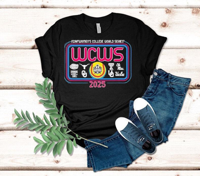 Ncaa Women's College World Series Wcws Logos 2025 Shirt 4 Ncaa Women S College World Series Wcws Logos Tshirt
