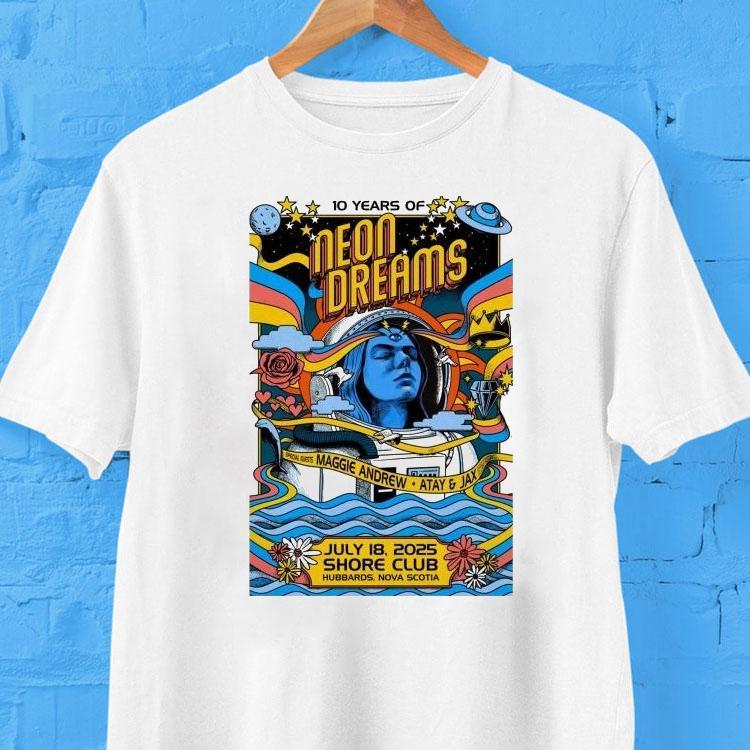 Neon Dreams Eu + Uk 2025 Tour Shirt 2 Neon Dreams Eu Uk Tour Tshirt