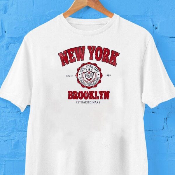 New York Brooklyn Since 1989 Vintage Logo Shirt