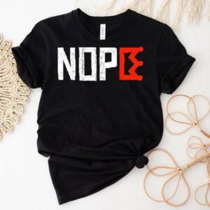 No Kings Nope Protest Sign Horizontal Tshirt
