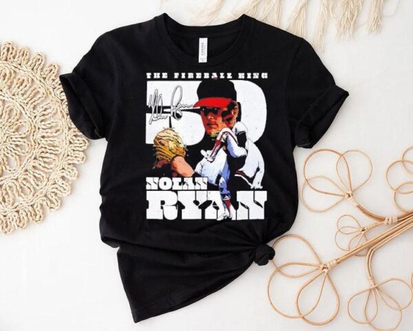Nolan Ryan Los Angeles Angels Mlb Baseball Player A Throwback Dual Shirt