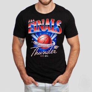 Okc Thunder 2025 Nba Finals Space Shirt