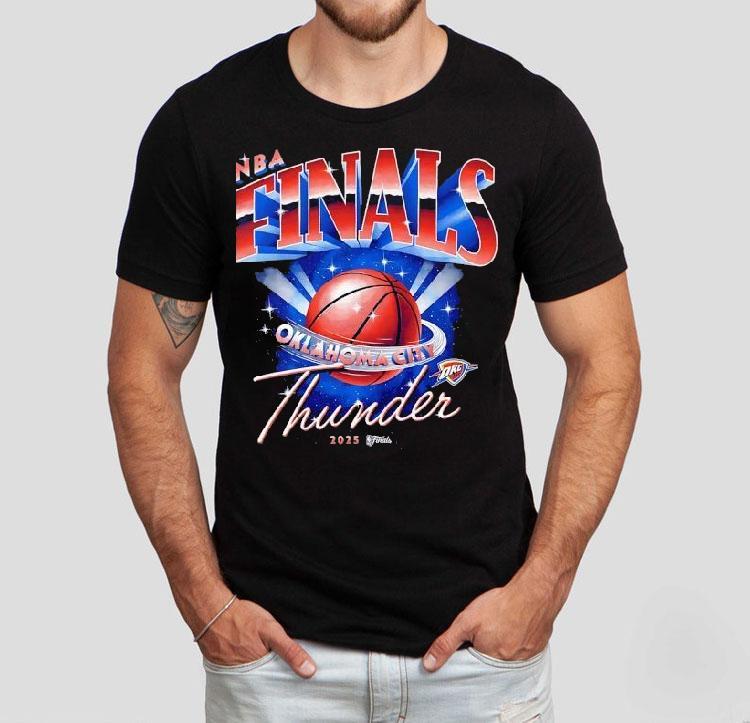 Okc Thunder 2025 Nba Finals Space Shirt 4 Okc Thunder Nba Finals Space Tshirt