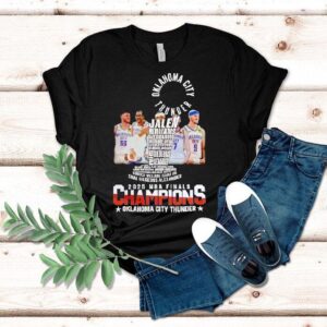 Oklahoma City Thunder 2025 Nba Finals Champions Roster Shirt