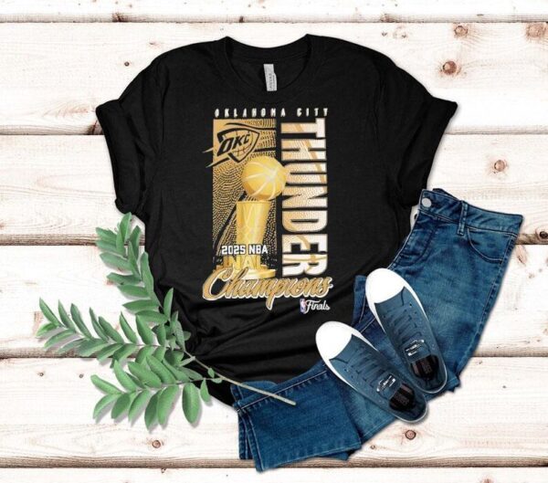 Oklahoma City Thunder Basketball Nba Finals Champions 2025 Shirt