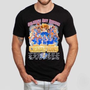 Oklahoma City Thunder Nba Final Champions 2025 Signatures Shirt