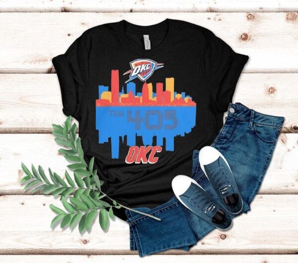 Oklahoma City Thunder The 405 City Skyline Shirt
