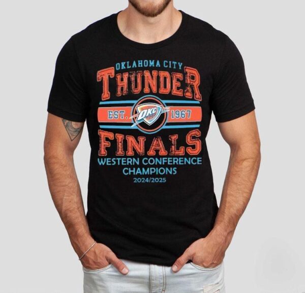 Oklahoma Thunder Western Conference Champions 2024-2025 Shirt