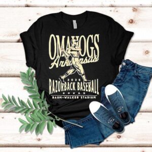 Omahogs Arkansas Razorbacks 2025 Baum Walker Stadium Shirt