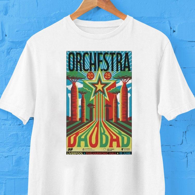 Orchestra Baobab Tour Liverpool Philharmonic Jun 15, 2025 Shirt 2 Orchestra Baobab Tour Liverpool Philharmonic Jun Tshirt