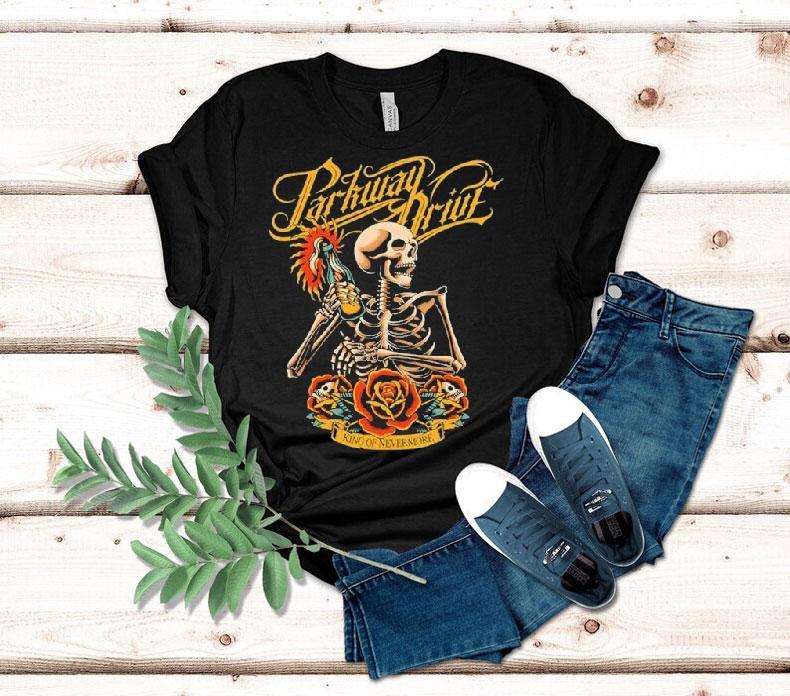 Parkway Drive King Of Nevermore Molotov Skeleton Shirt 4 Parkway Drive King Of Nevermore Molotov Skeleton Tshirt