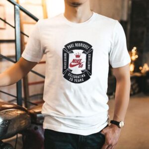 Paul Rodriguez Skateboard Excellence Celebrating 20 Years Shirt