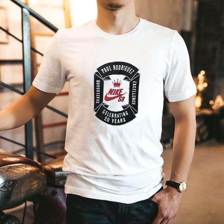 Paul Rodriguez Skateboard Excellence Celebrating 20 Years Shirt 2 Paul Rodriguez Skateboard Excellence Celebrating Years Tshirt