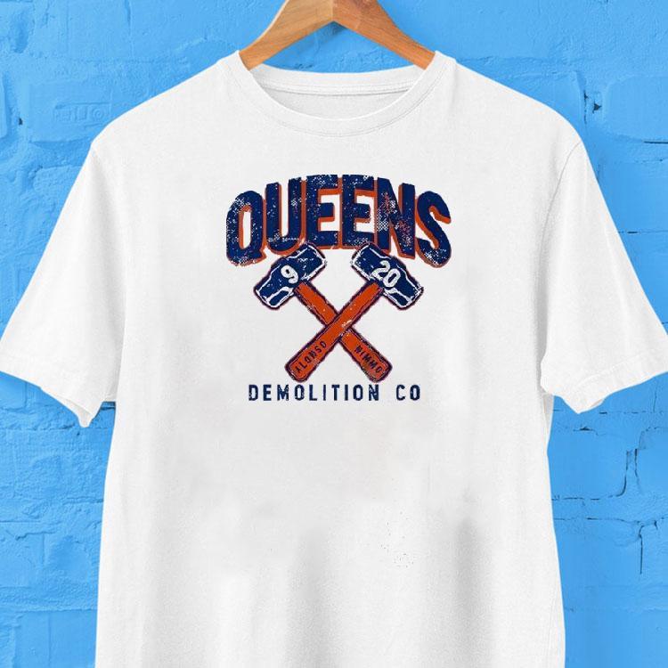 Pete Alonso And Brandon Nimmo Queens Demolition Co New York Mets Shirt 2 Pete Alonso And Brandon Nimmo Queens Demolition Co New York Mets Tshirt