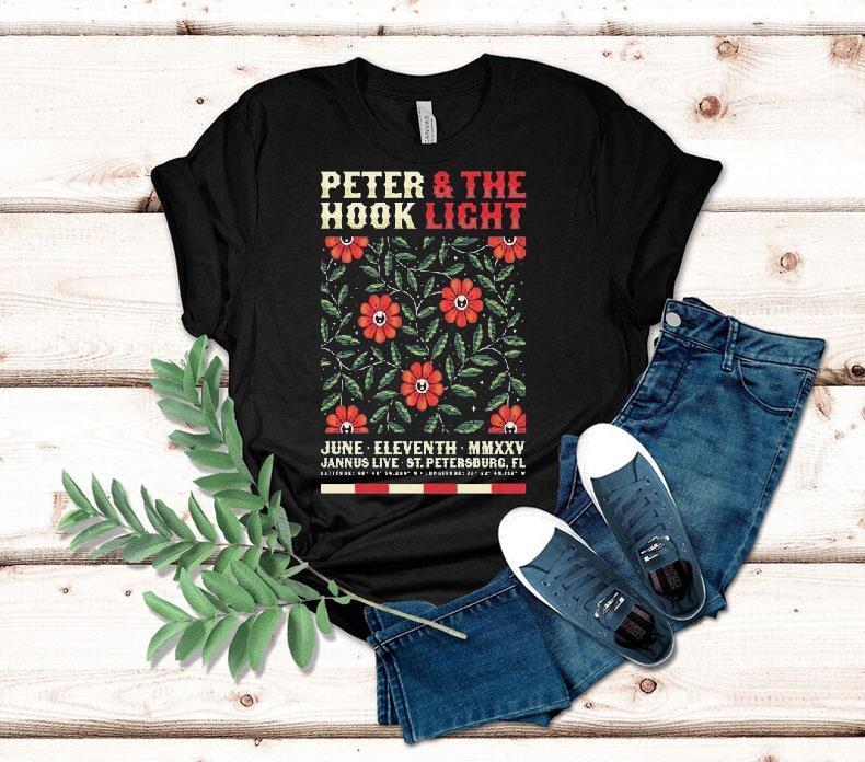 Peter Hook The Light June 11 2025 Saint Petersburg, Fl Shirt 4 Peter Hook The Light June Saint Petersburg Fl Tshirt