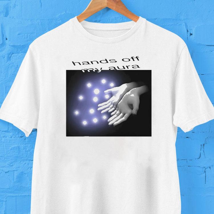 Phil Lester Wearing Hands Off My Aura Shirt 2 Phil Lester Wearing Hands Off My Aura Tshirt