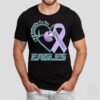 Philadelphia Eagles Philly I Will Remember For You Alzheimer’s Awareness Heartbeat Brain Shirt